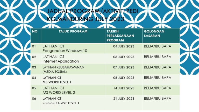 JADUAL-PROGRAM-JULY-2023